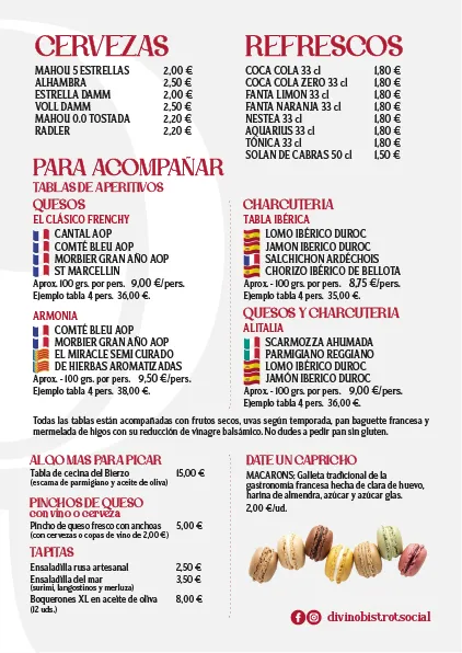 Menu_Divino Bistrot_Nules_image_1