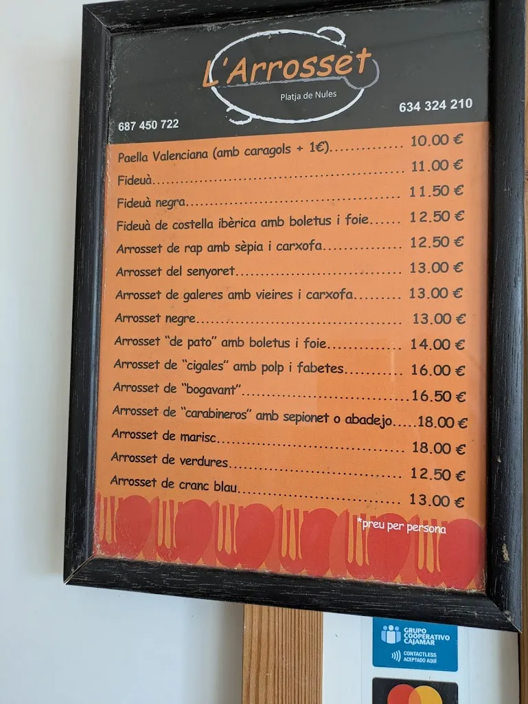 Menu_L'Arrosset Nules_Nules_image_2