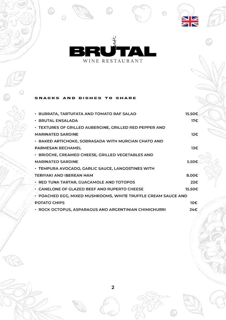 Menu_Brutal Wine Restaurant_Fuente-Álamo_image_1