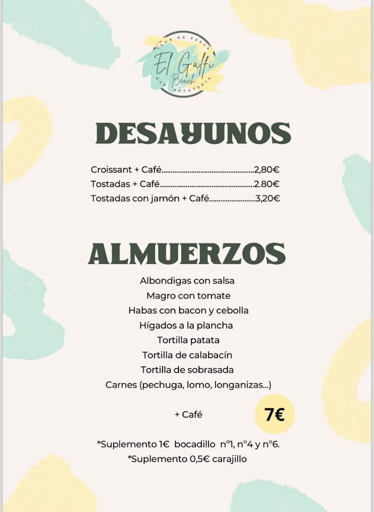 Menu_El Galfi Beach_Nules_image_2
