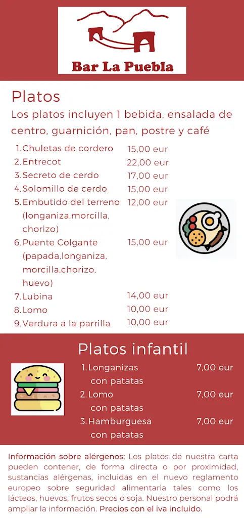 Menu_Bar La Puebla_Puebla de Arenoso_image_4