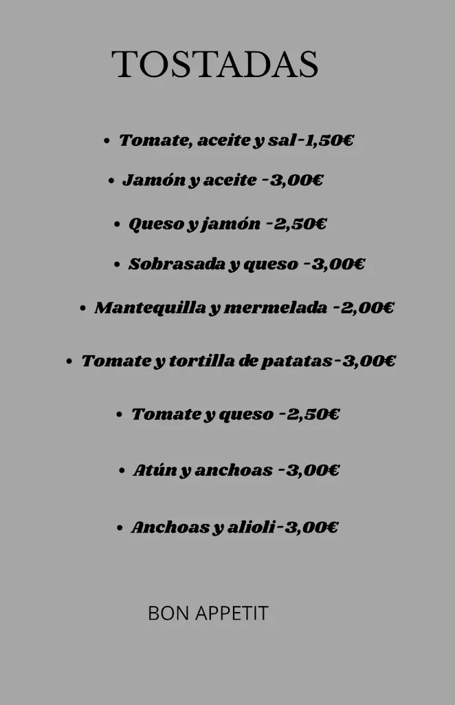 Menu_Bar jubilados La Salzadella_Salzadella la_immagine_3