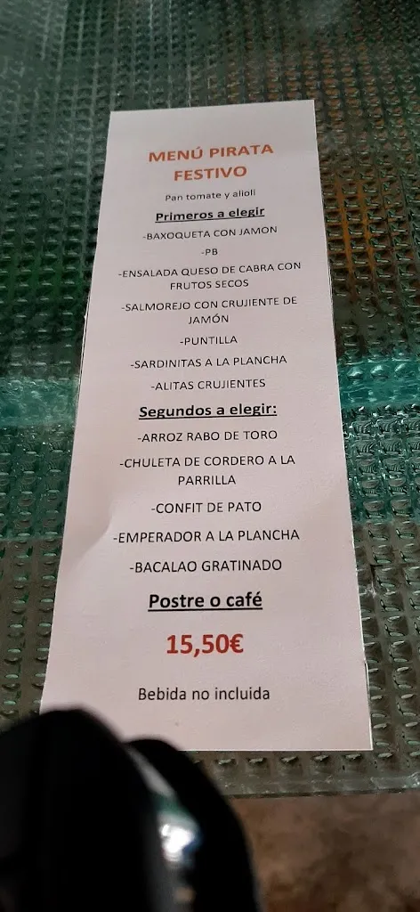 Menu_Chiringuito Hermanos Saez_Moncofa_image_1