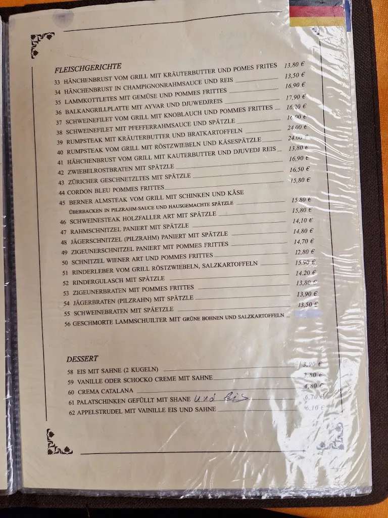 Menu_SPAETZLE FRITZ: Restaurante y Parking de Autocaravanas_San Rafael del Río_image_2