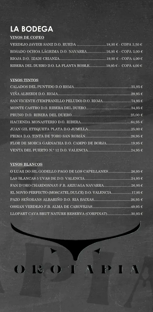 Menü_RESTAURANTE OROTAPIA_Oropesa del Mar/Orpesa_Bild_3