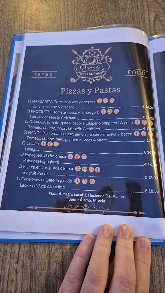 Menu_Manolo's Restaurante_Fuente-Álamo_image_2