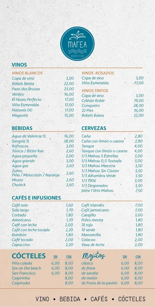 Menu_Restaurante Marea Beach Club_Oropesa del Mar/Orpesa_image_1