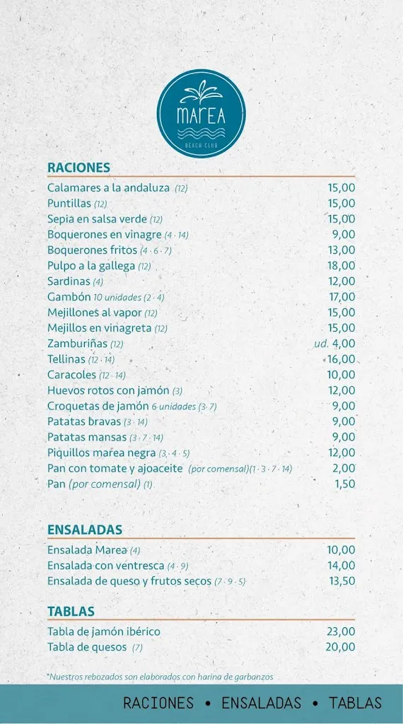 Menu_Restaurante Marea Beach Club_Oropesa del Mar/Orpesa_image_2
