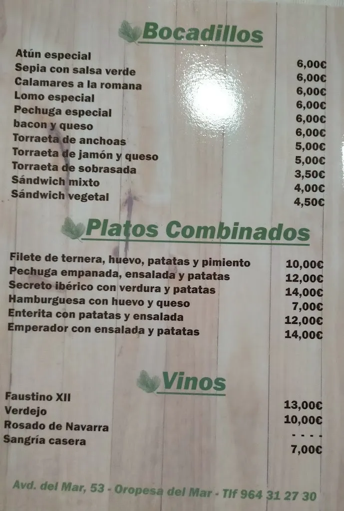 Menu_Cafeteria El Pi_Oropesa del Mar/Orpesa_immagine_4