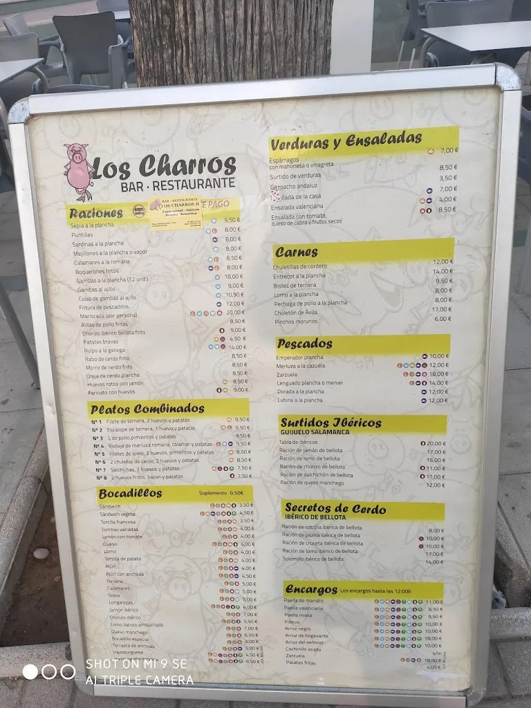 Menu_Los Charros_Oropesa del Mar/Orpesa_image_2