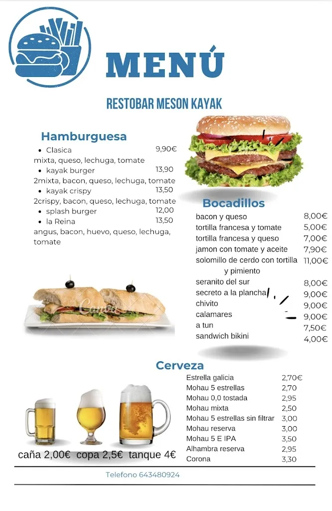 Menu_Restaurante Kayak_Oropesa del Mar/Orpesa_image_4