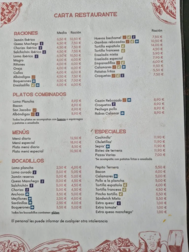 Menu_Bar Restaurante Cafetería Oropesa_Oropesa del Mar/Orpesa_image_1