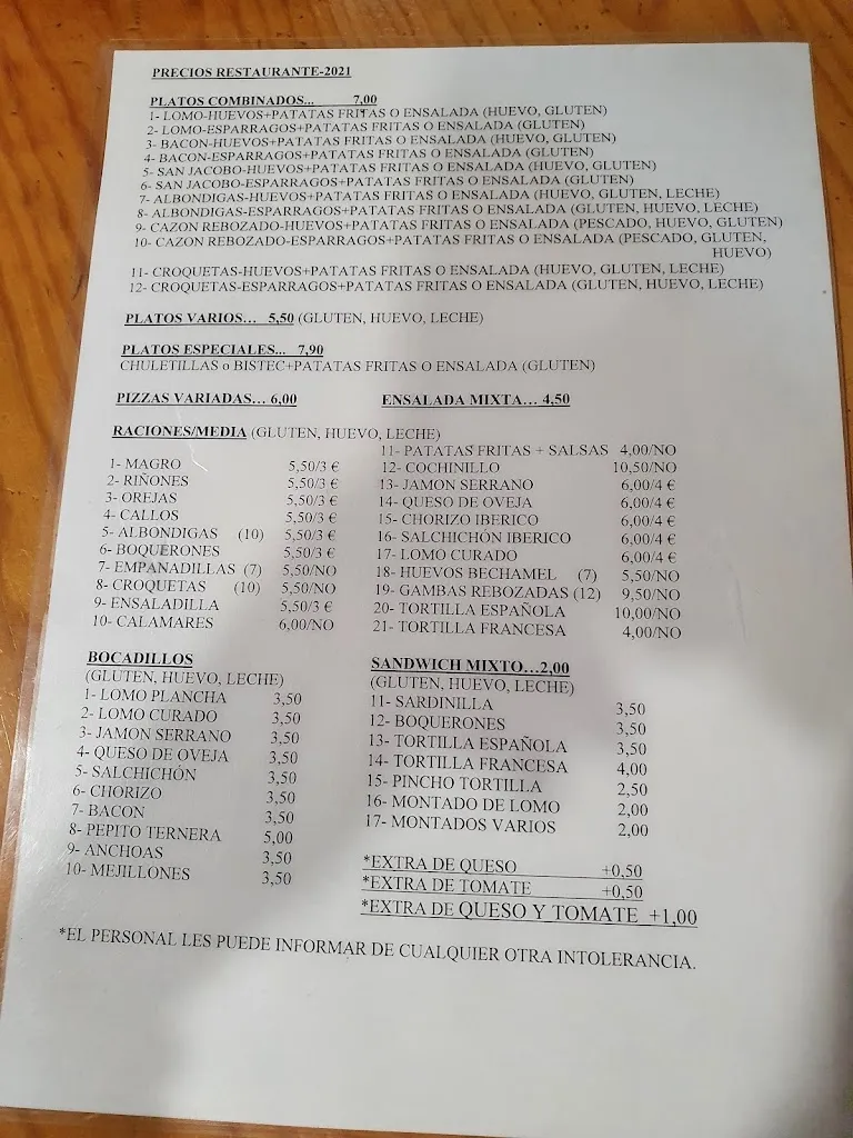 Menu_Bar Restaurante Cafetería Oropesa_Oropesa del Mar/Orpesa_image_2