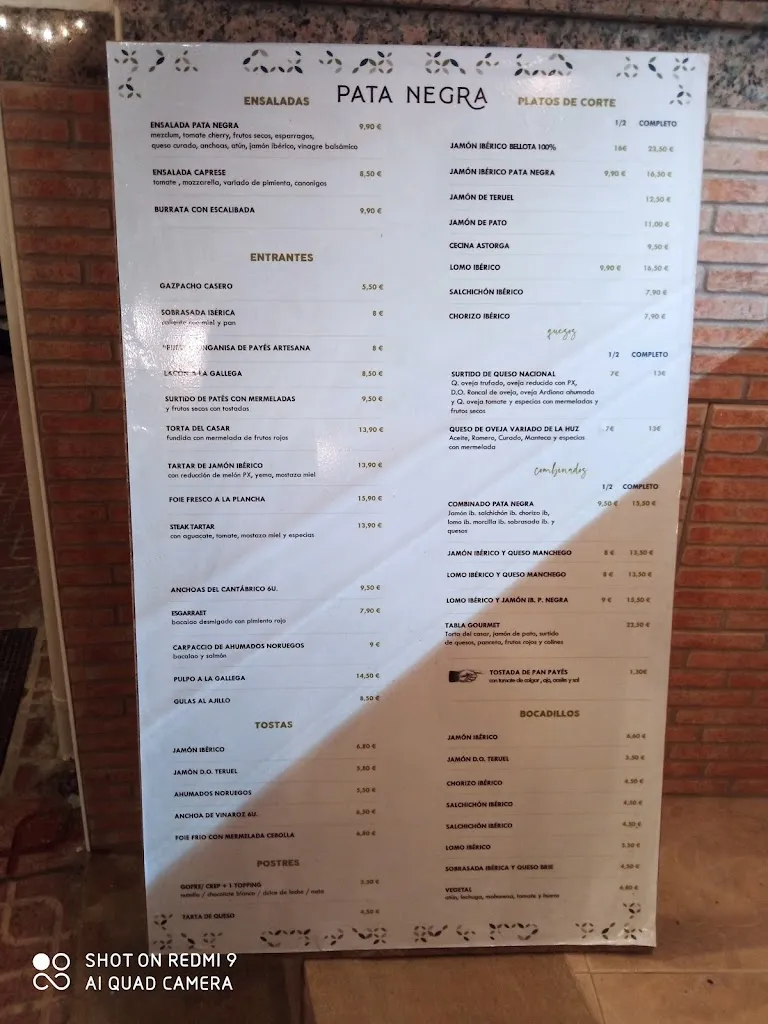 Menu_Pata Negra_Oropesa del Mar/Orpesa_image_2