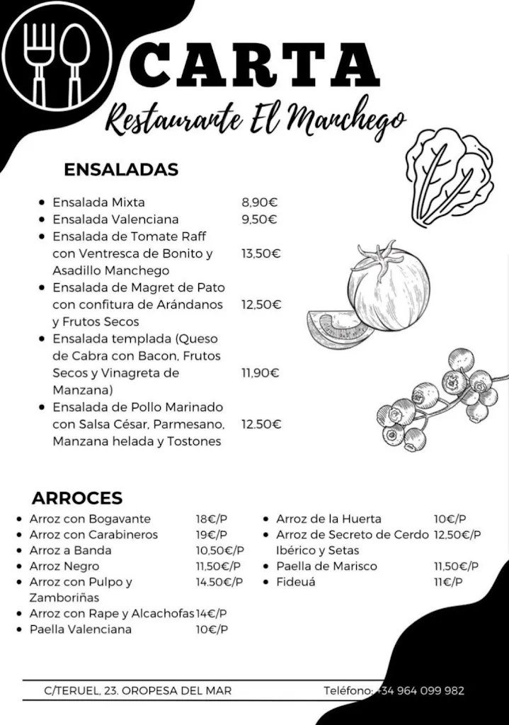 Menu_Restaurante El Manchego_Oropesa del Mar/Orpesa_image_1