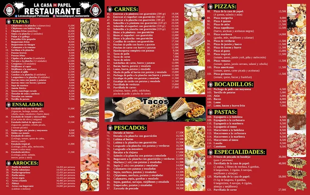 Menu_La Casa de Papel_Peníscola/Peñíscola_image_1