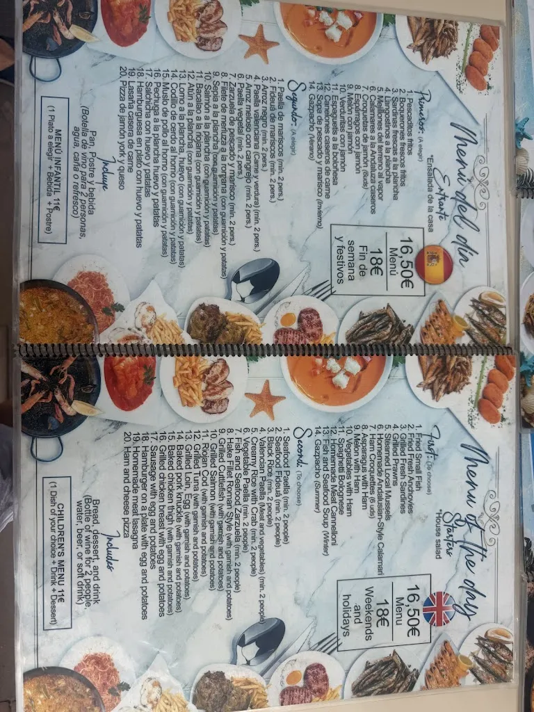 Menü_La Perla del mar Peniscola_Peníscola/Peñíscola_Bild_3