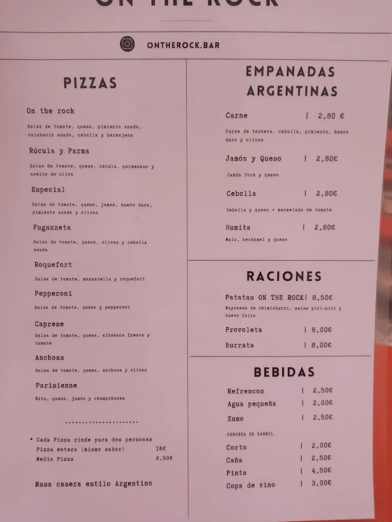 Menu_On the Rock_Peníscola/Peñíscola_image_1