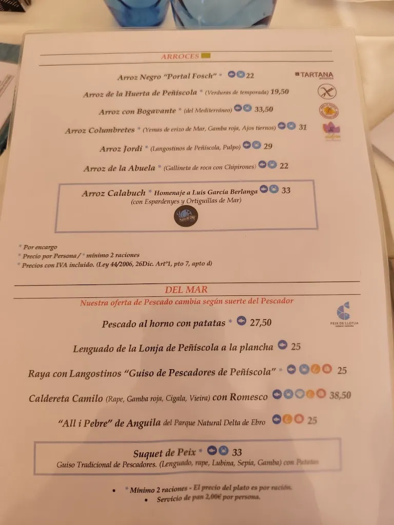 Menu_Restaurant Casa Jaume_Peníscola/Peñíscola_image_2