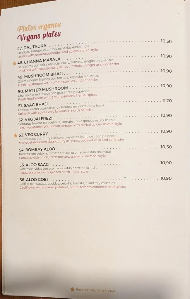Menu_Goa cocina india_Peníscola/Peñíscola_image_1