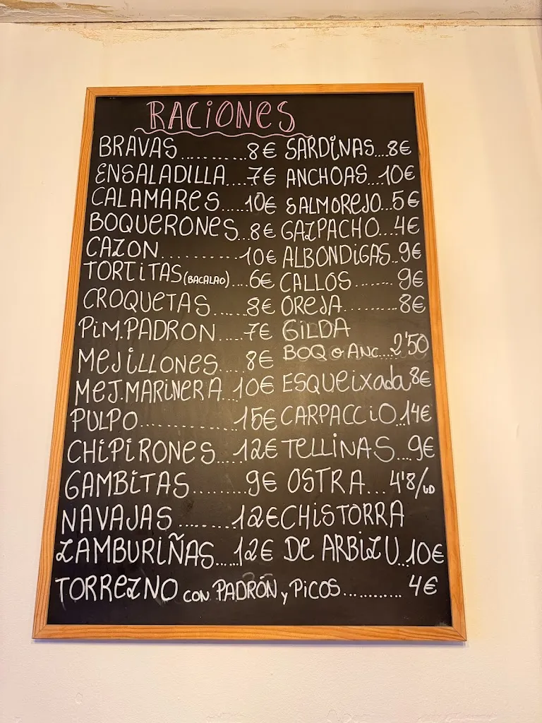 Menu_Taberna La Arbica_Peníscola/Peñíscola_image_1