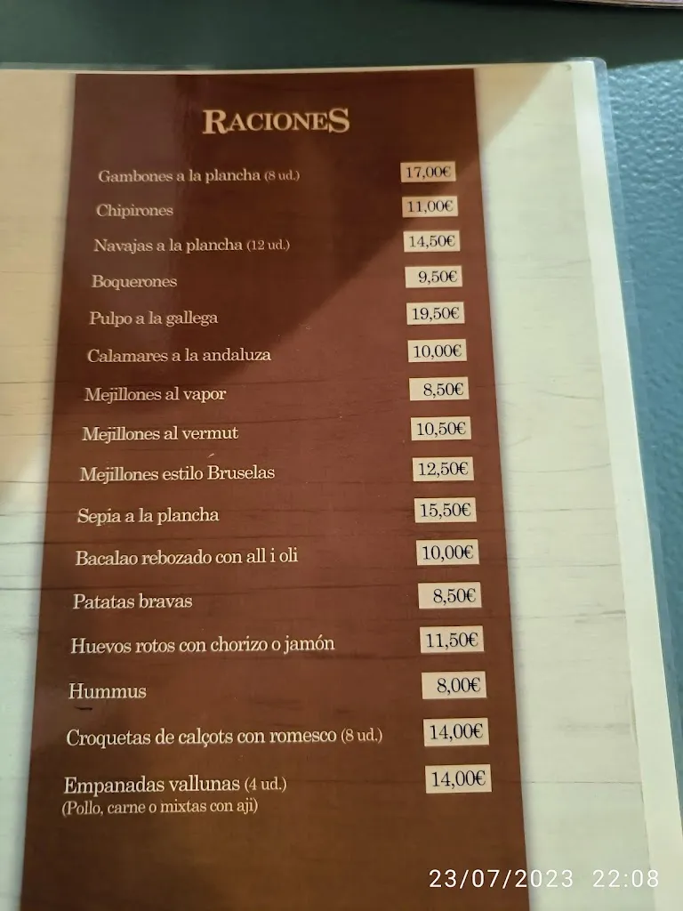 Menu_TAVERNETA DE SANT ROC_Peníscola/Peñíscola_image_3