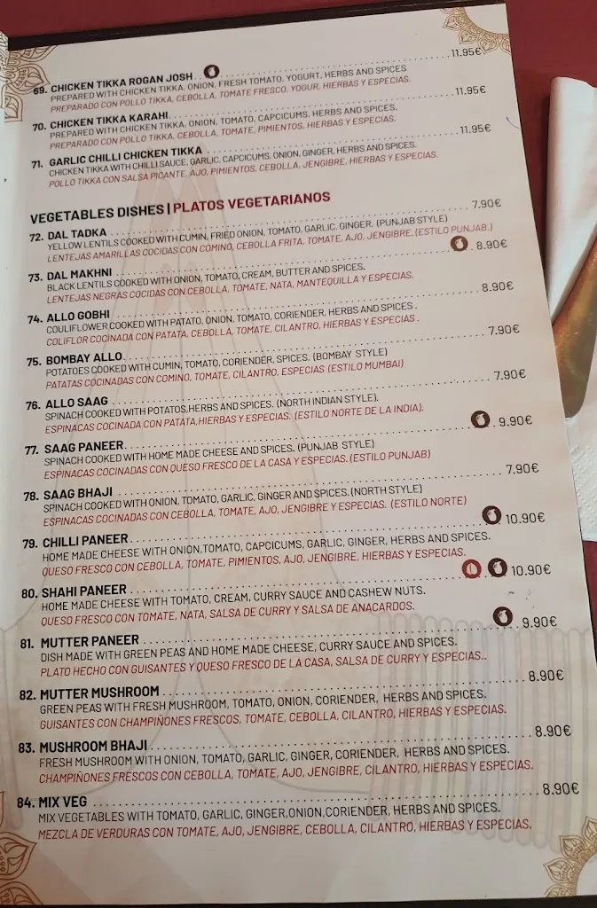 Menu_Namaste Cocina India_Peníscola/Peñíscola_image_2