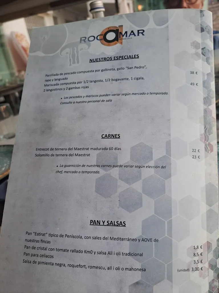 Menu_Restaurante Roca Mar Peñiscola_Peníscola/Peñíscola_image_1