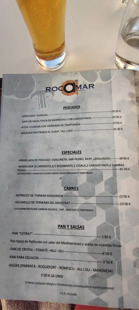 Menu_Restaurante Roca Mar Peñiscola_Peníscola/Peñíscola_image_2