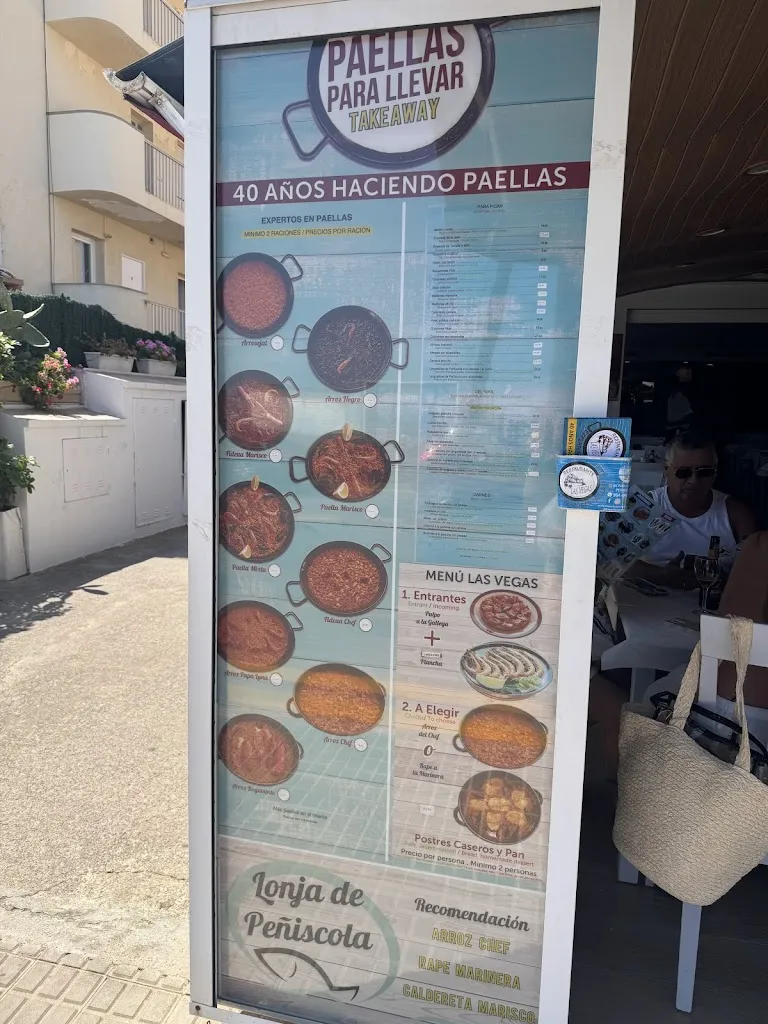 Menu_Restaurant Las Vegas Peníscola - Experts en Paelles_Peníscola/Peñíscola_image_2