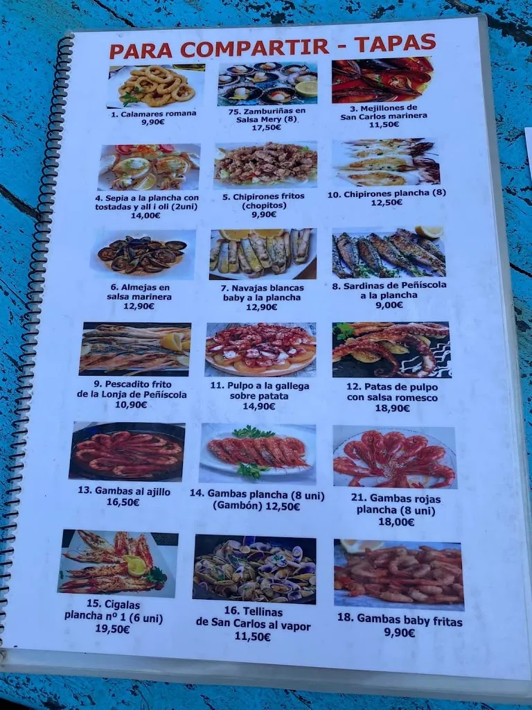 Menu_La Gambita de Peñiscola_Peníscola/Peñíscola_image_3