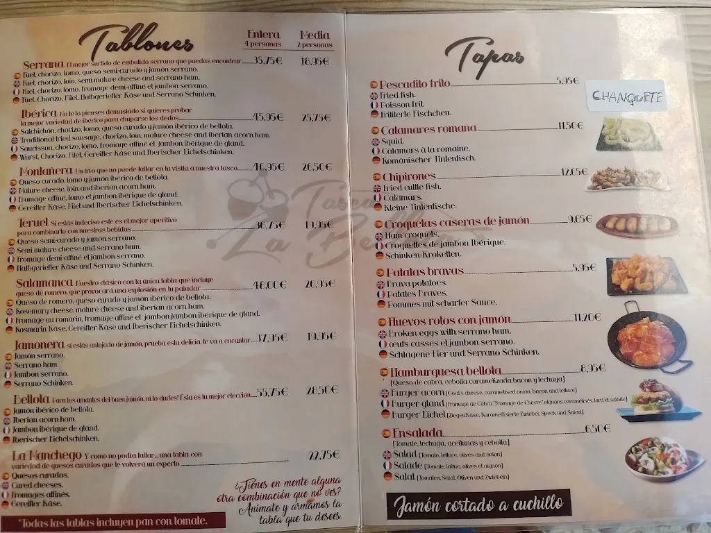 Menu_Tasca La Bellota_Peníscola/Peñíscola_image_2