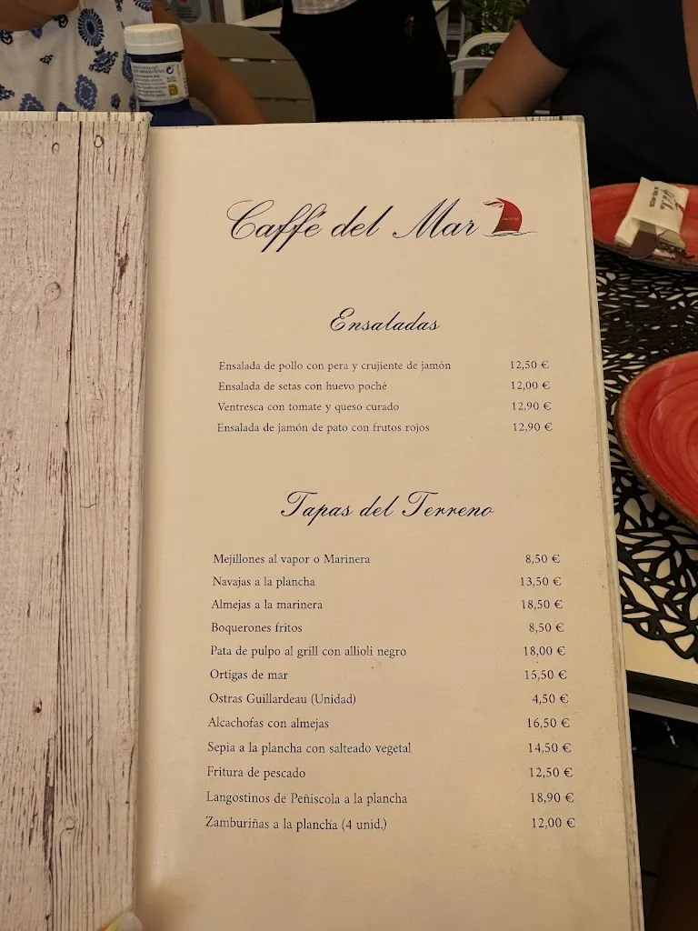 Menu_Restaurante Caffe del Mar_Peníscola/Peñíscola_immagine_2