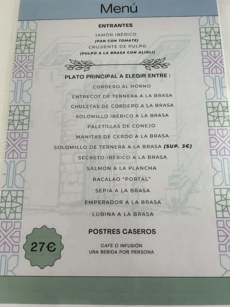 Menu_Restaurante El Portal_Sant Mateu_image_1