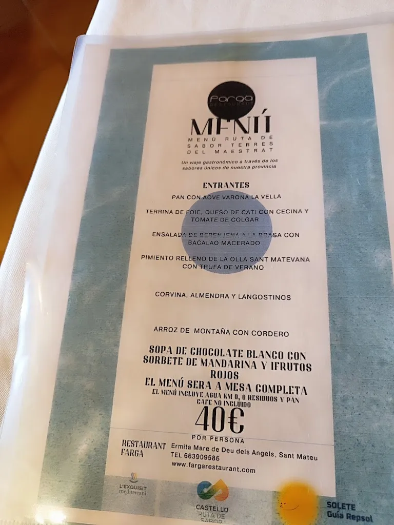 Menu_Farga Restaurant_Sant Mateu_immagine_2