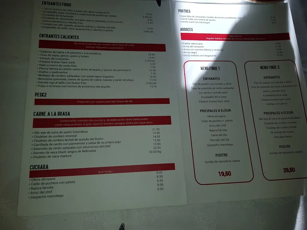 Menu_Hotel Rural-Restaurante Venta Sant Jordi_Sant Jordi/San Jorge_image_3