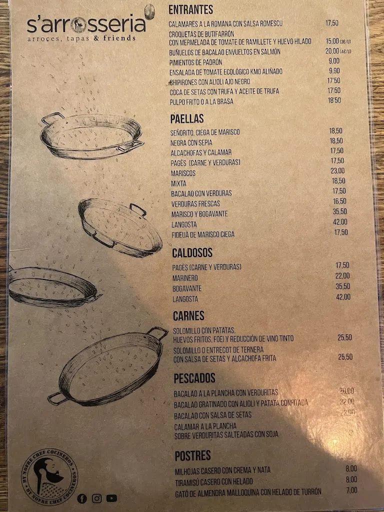 Menü_Restaurant S'arrosseria_Sant Jordi/San Jorge_Bild_4