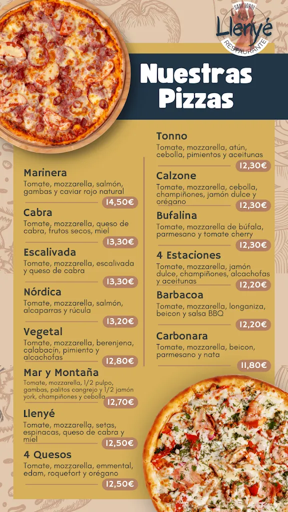 Menu_Restaurant - Pizzeria Llenye_Sant Jordi/San Jorge_image_4