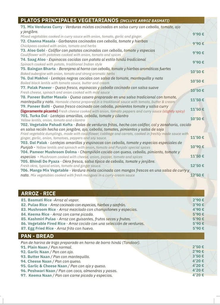 Menu_Aromas de la India_Vilar de Canes_immagine_2