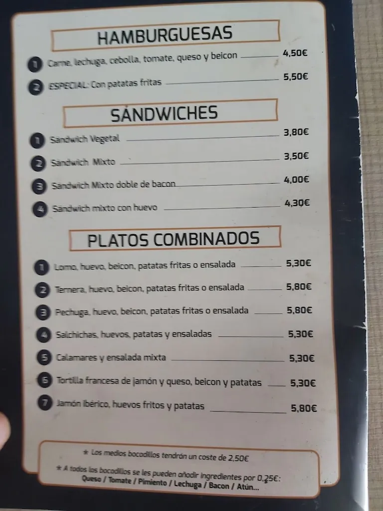 Menu_Bar Restaurante El Montalvo_Montalvos_image_1