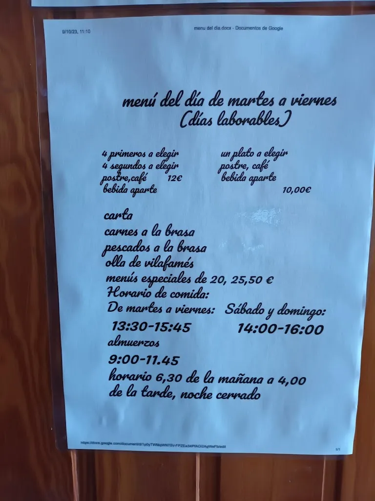 Menu_Mesón San Miguel_Vilafamés_immagine_3