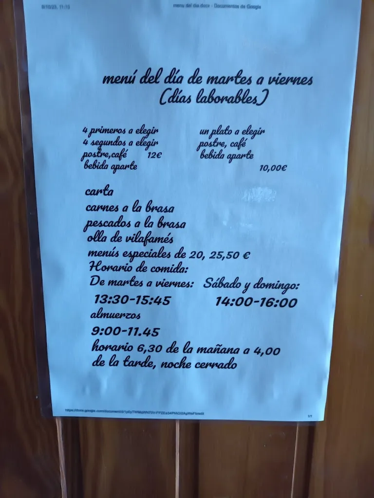 Menu_Mesón San Miguel_Vilafamés_immagine_4