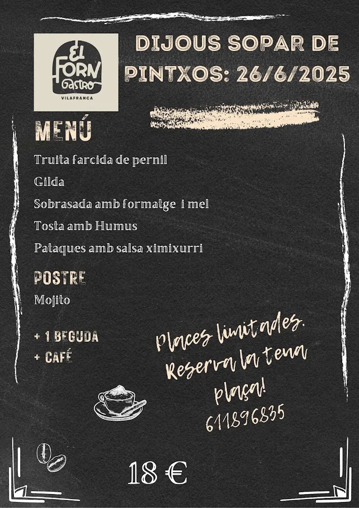 Menu_EL FORN Gastro_Villafranca del Cid/Vilafranca_image_1