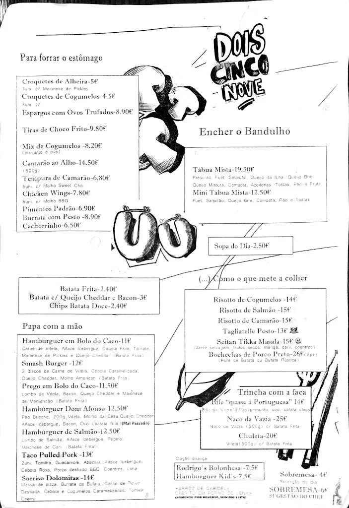 Menu_Restaurante dois.cinco.nove_Vila-real_immagine_3