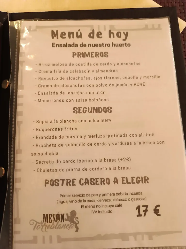 Menu_Mesón Torreblanca_Torreblanca_image_2