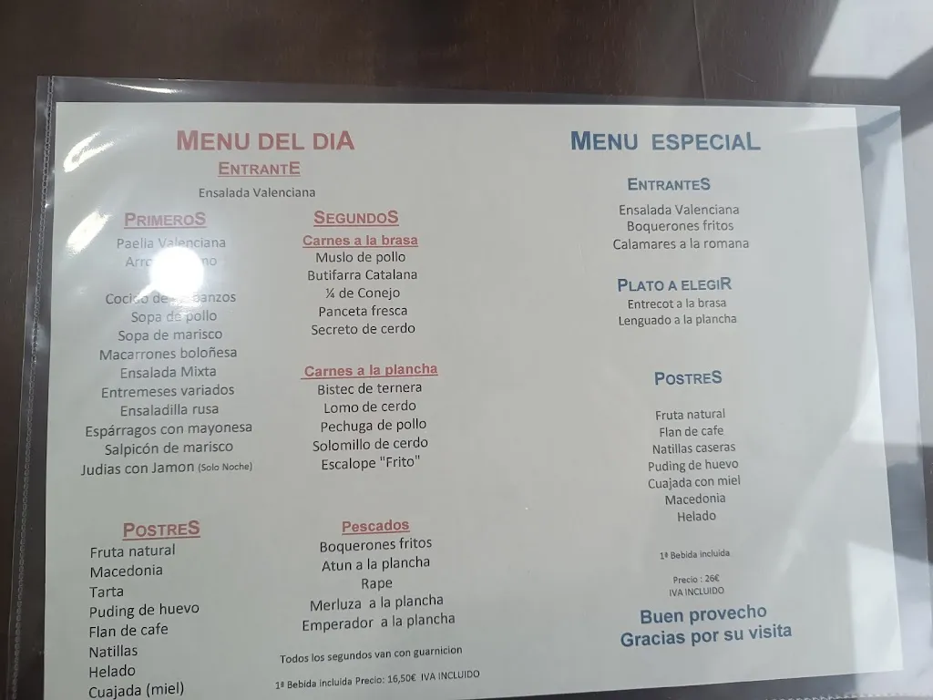 Menu_RESTAURANTE OLIMPIC SL_Torreblanca_immagine_2
