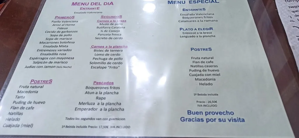 Menu_RESTAURANTE OLIMPIC SL_Torreblanca_immagine_3