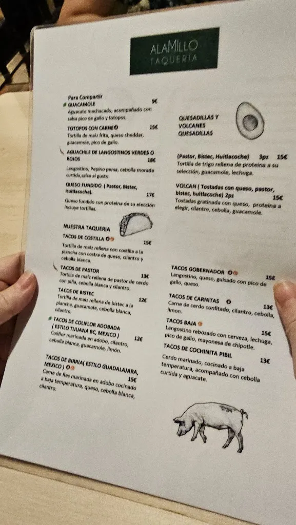 Menu_El Alamillo - Fonda Mexicana_Alamillo_immagine_1