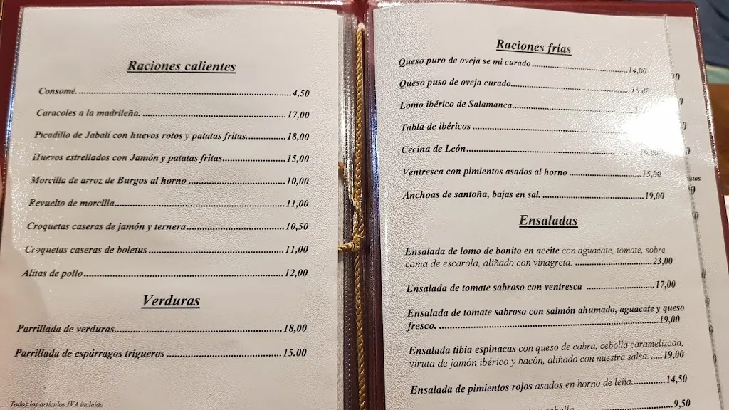 Menu_Taberna Restaurante Del Alamillo_Alamillo_image_3