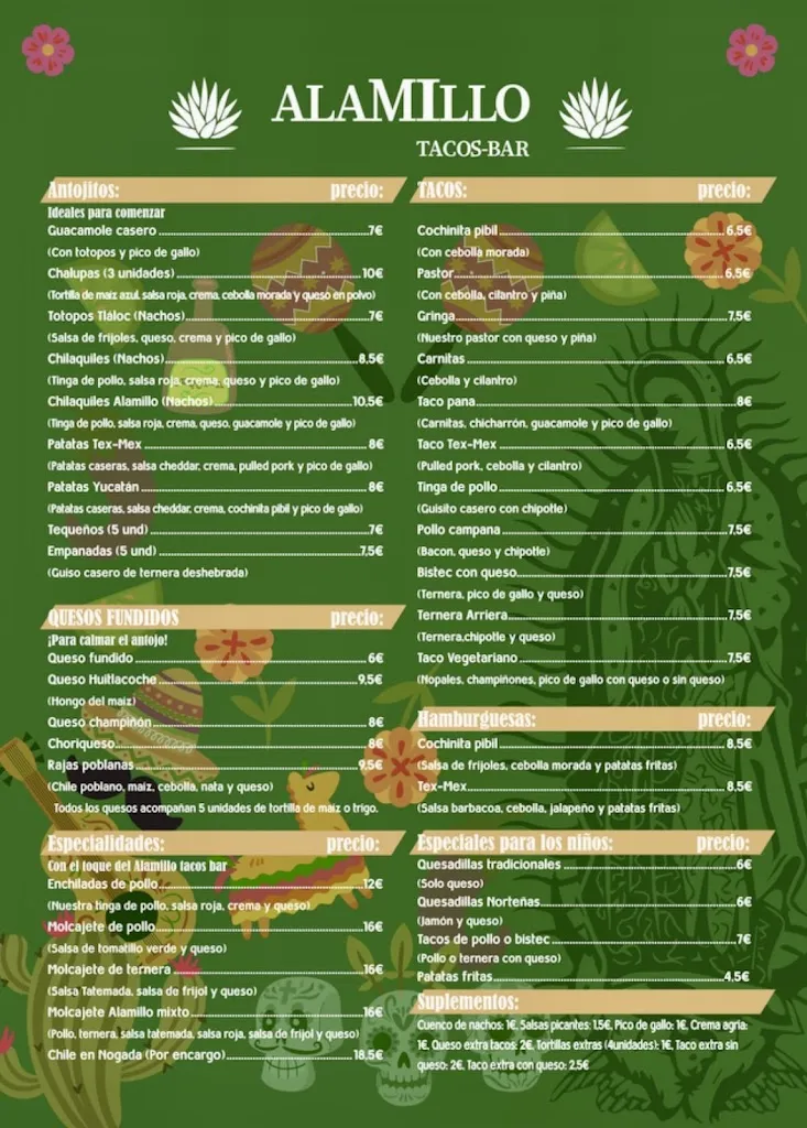 Menu_Alamillo Tacos Bar_Alamillo_image_1